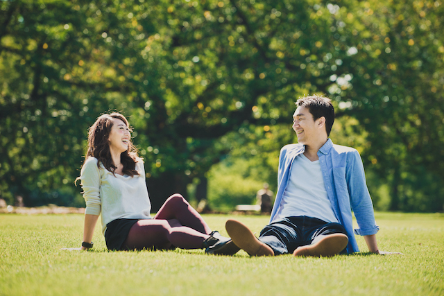 couple at park 